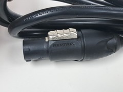 5Ft NEUTRIK TRUE1 PowerCON NAC3FX-W Genuine Edison 5-15P Power Cord Cable 14 AWG