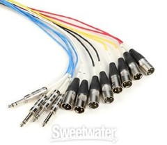 Pro Co SMA0804FBQ-25 StageMaster 8×4 Stage Snake with 1/4″ Returns – 25′