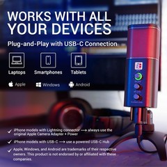 Neom USB Microphone for PC, Mac, iPhone, iOS, Android Devices – Podcast Micro…