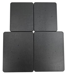 8” Black Bookshelf Speaker Stands For Acoustic Audio PSS-52 Bookshelf Speakers