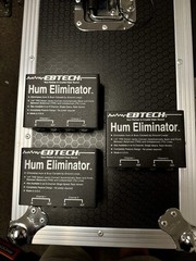 Ebtech Hum Eliminator 2-Channel Audio Amplifier 1/4″ TRS Buzz Passive Clean USA