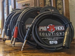 Pig Hog PX-TMXM25 1/4″ TRS to XLR Balance Adaptor Cable, 25 Feet 25 ft, Black