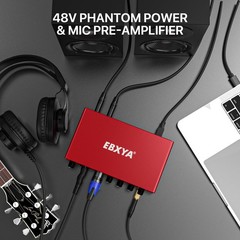 2i2 USB Audio Interface for PC Recording, 24-bit/192kHz Plug and Play USB