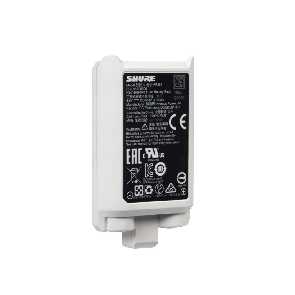Shure SB903 Lithium-Ion Battery for SLX-D Transmitters