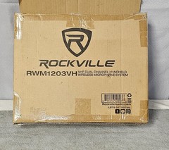 🎤Rockville RWM1203VH Dual Wireless HandHeld Microphone System Digital Display