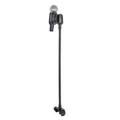 Adjustable Gooseneck Microphone Stand W/desk Clamp For Radio Broadcasting Studio