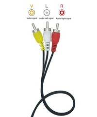 6FT RCA Audio Video Composite AV Cable, 3 Male to 3 Cable 6 feet