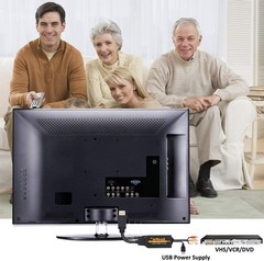 AuviPal 1080P RCA to HDMI Converter, All-in-One Composite AV Black