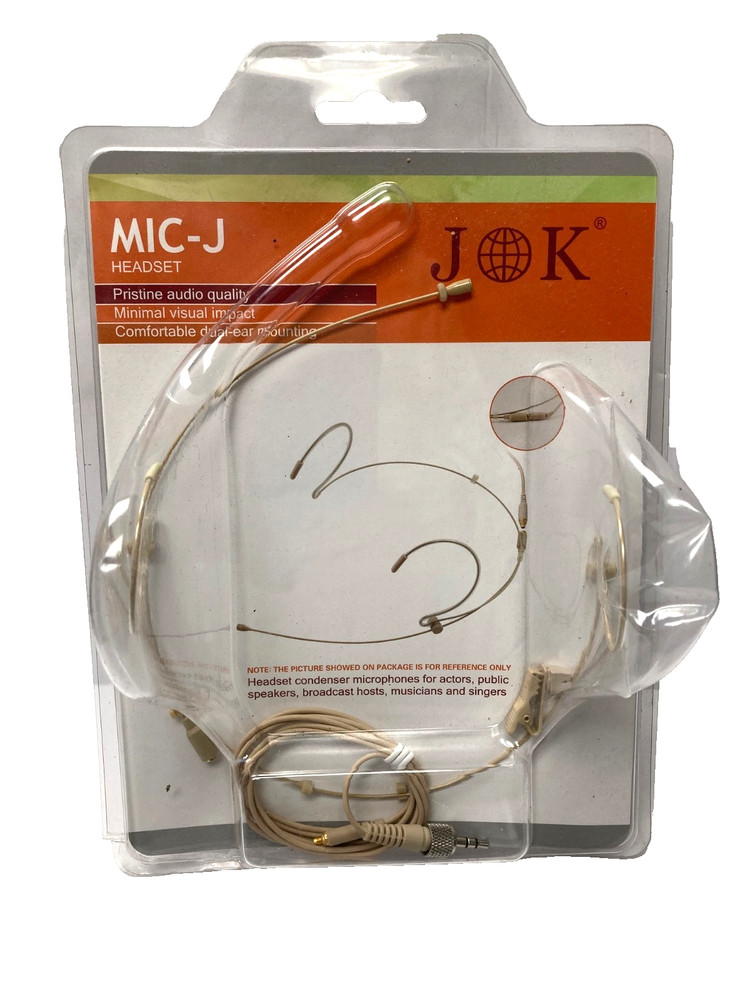 JK Mic-J JOK Professional Headset Dual Ear Mount, MIC-J 071S