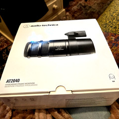 Audio-Technica AT2040 Hypercardioid Dynamic Microphone XLR Black