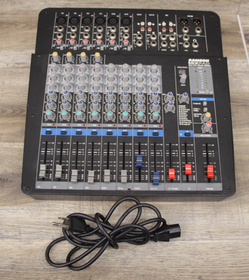 Samson MixPad 14-Channel Analog Stereo Mixer with Effects and USB – MXP144FX