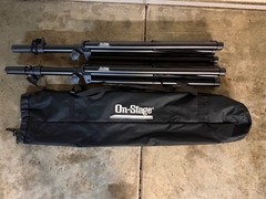 OnStage SP7900 Black speaker stands