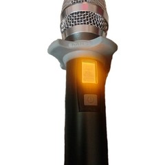 Professional Microphone Handheld Transmitter Wireless Black Digital Display Live