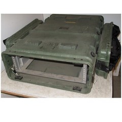 Rackmount 03U x30 ECS Older Legacy Composite Shock Mount Rack Case Shockmount