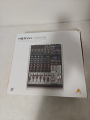 Behringer XENYX X1204USB Bus Mixer 12-Input 24Bit Multi-FX Processor