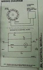 JBL CONTROL MICRO Passive CROSSOVER S W SK-3 BULB PROTECTION
