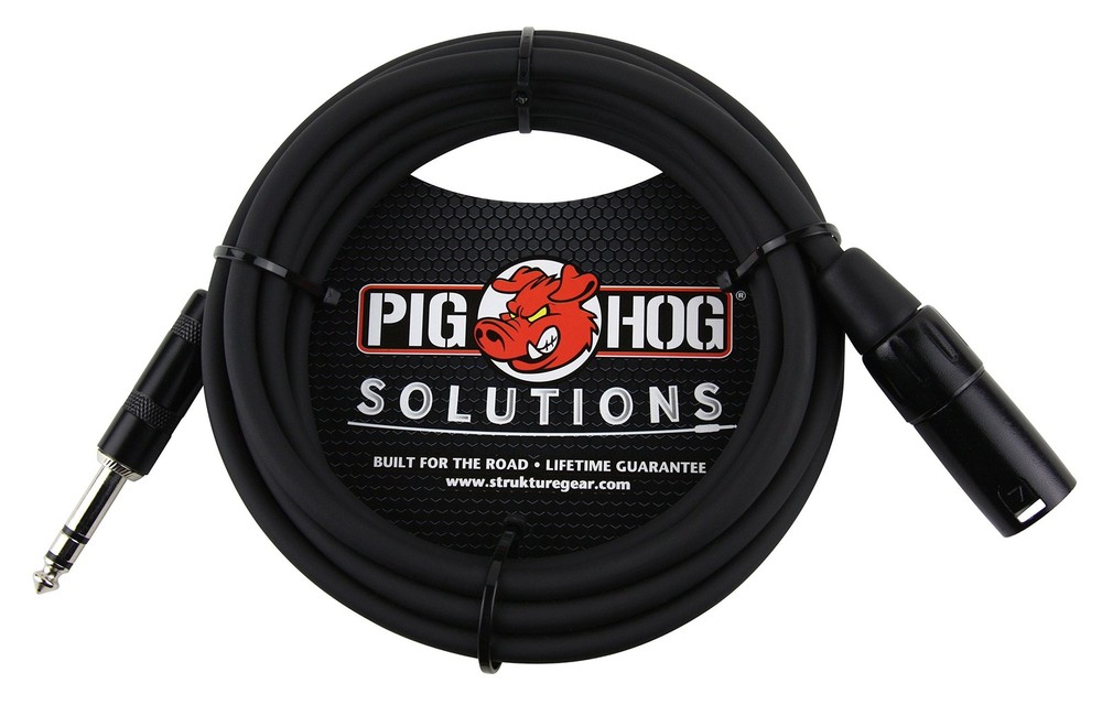 PXTMXM25 1/4 Inch TRS To XLR Balance Adapter Cable 25 FT Audio Patch Cord
