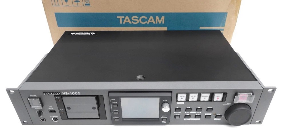 Tascam HS-4000 Dual Stereo Digital Master Solid State Recorder w/SMPTE Timecode