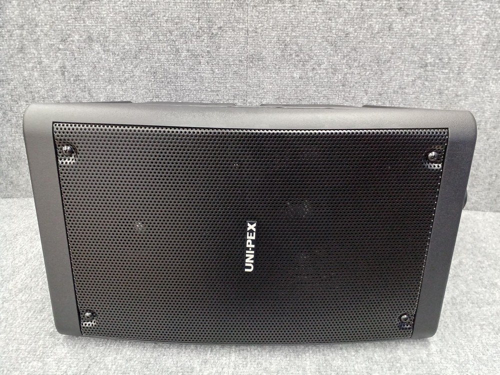 UNI-PEX EWS-120 Splash-proof PA Speaker w/ Case Excellent Sound Tested TMB01 9.0