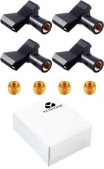 4 Pieces Mic Clips for Stands with 4 Adjustable Adapters Microphone Holder Wi…