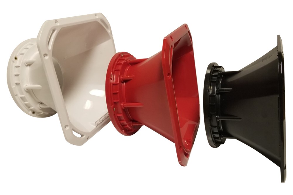 RDCARSHOW RDF6R PROFESSIONAL HORN (6.5″ MID RANGE SPEAKER DIFFUSER HORN) LA HORN