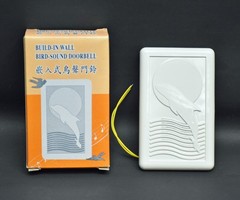 Bird Sound Doorbell Door Bell FW-117 AC110V 120x74x29mm HxWxD * Build-IN Wall