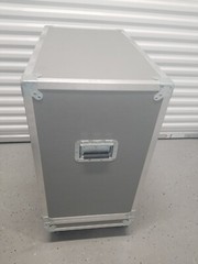Cabbage Cases Amplifier Speaker Rolling Flight Case – 30 x 18 x 37H – Gray
