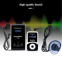 RetekessT130 Wireless Microphone Tour Guide System Transmitter 10Receiver Church