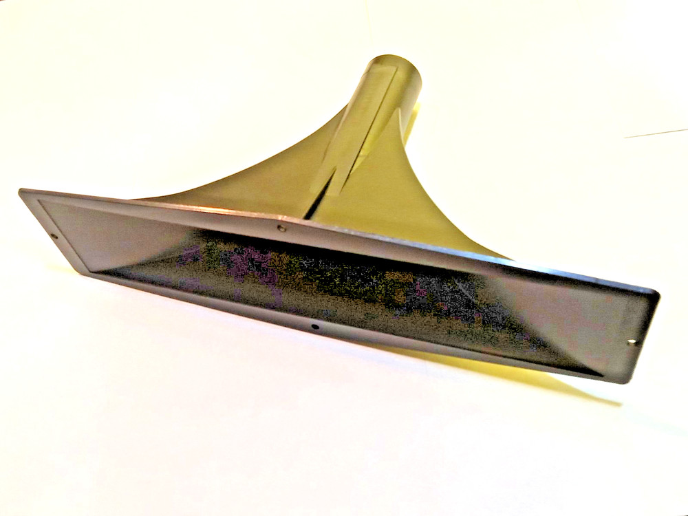 Black Plastic Horn Lens – Factory Replacement of EV 15 x 4.5″ NOS.