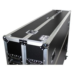 Flat Panel Monitor LED LCD Plasma TV Dual 70″-85″ Adjustable Flight Case idjnow