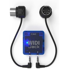 WIDI Jack Bluetooth MIDI Interface with DIN 5 Cables for MIDI Gear