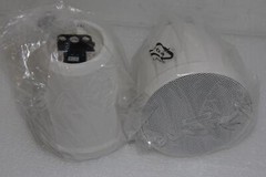 QSC AD-P.SAT 2.75-Inch White Satellite Pendant Loudspeaker Pair
