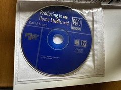✨ Pro Tools Producing in the Home Studio David Franz Book CD Included Berklee ✨