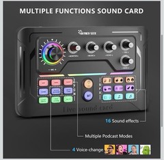 Hayner-Seek Podcast Equipment Bundle for 2 for Live Streaming, DJ Mixer
