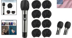 200 Pcs Disposable Microphone Covers – Non-Woven Windscreen for Performances