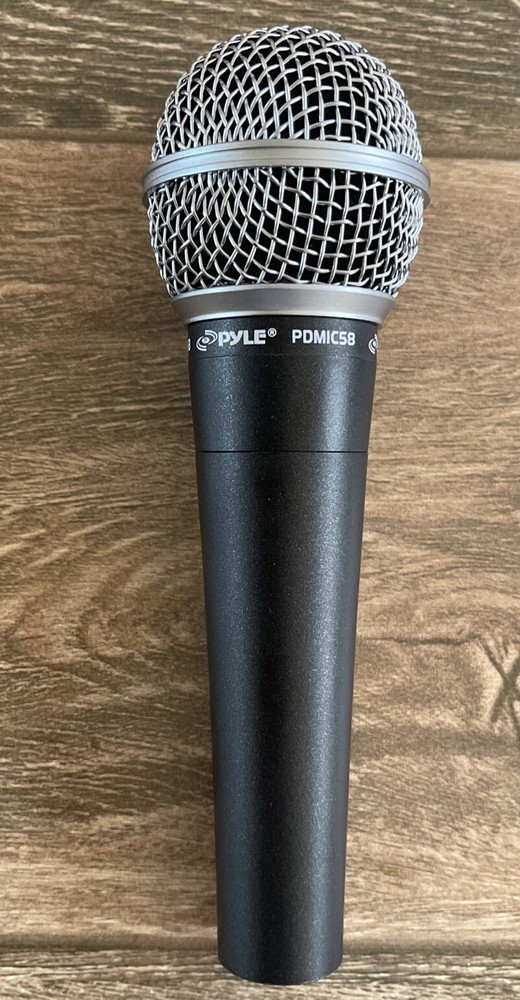 Pyle PDMIC58 Professional Moving Coil Dynamic Handheld Microphone Only———5