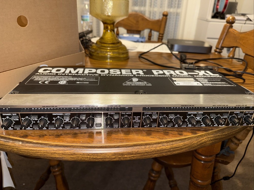 Behringer Composer PRO-XL MDX2600 XLR Analog Compressor Limiter | Tested Working