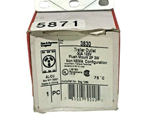 Pass & Seymour LeGrand 30A 125V Flush Mount 2P 3W Trailer Outlet #5871 (ONE)