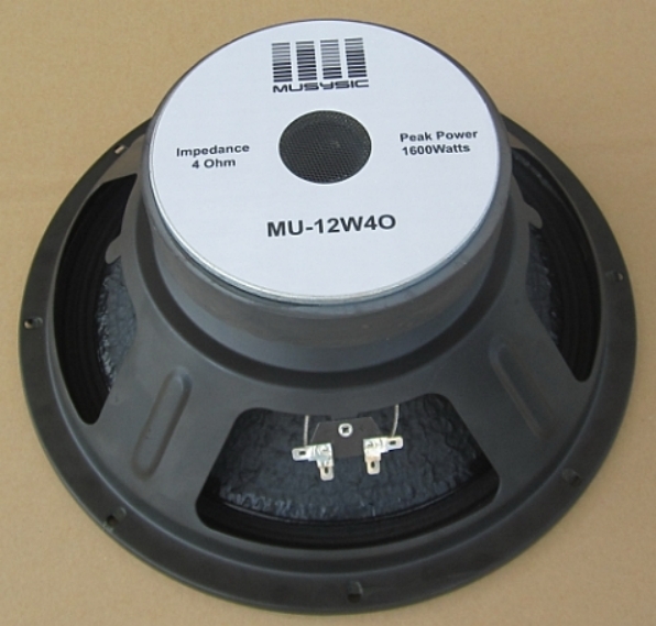 1600Watts Raw Replacement 12″ SubWoofer Speaker 4Ohms Passive/Active Speakers DJ