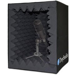 Portable Vocal Booth, Large Foldable Microphone Isolation Shield, Music Recordin