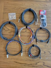Modular Synthesizer random cable lot see pictures and description