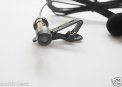 External Lavalier Tie Clip Microphone For Mobile Phone TRRS 3.5mm