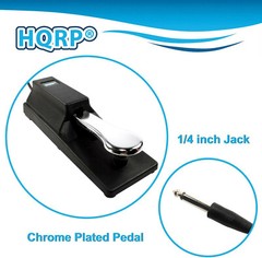 HQRP Footswitch / Sustain Pedal for Yamaha PSR-E323 YPT-320 PSR-E403 PSR-E413