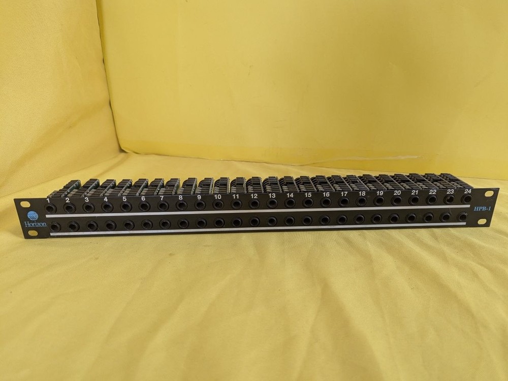 Horizon HPB-1 48-Point 1/4″ Rackmount Audio Patch Bay RE