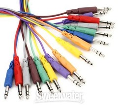 Hosa CSS-890 1/4″ TRS Male Patch Cable 8-pack – 3′ (Various Colors)