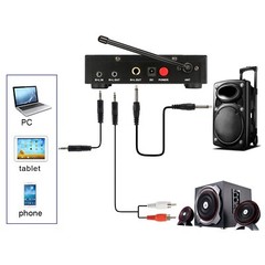 Wireless Microphone System 4channel Uhf Wireless Mic Set With Handheld/bodypack/