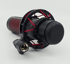 HyperX QuadCast Wired Multi-Pattern Electret Condenser Microphone – HX-MICQC-BK