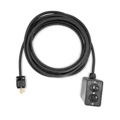 Elite Core Edison Power Extension Cable w/Quad Box 12 Gauge 25 ft
