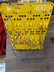 Teenage Engineering Pocket Operator Modular 400 Yellow Desktop Synth W/ Cables