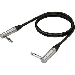 Behringer Gold Performance Inst Patch Cable 14″ TRS Right Angled 3 ft. Black